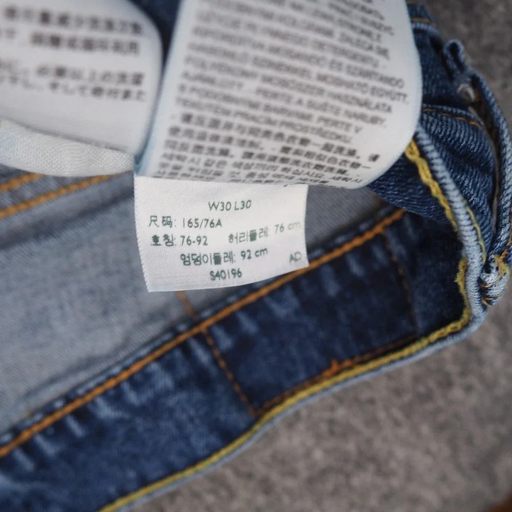 Levis 550 Jeans Mens 30x30 Relaxed Tapered Blue Medium Wash Denim Casual Classic